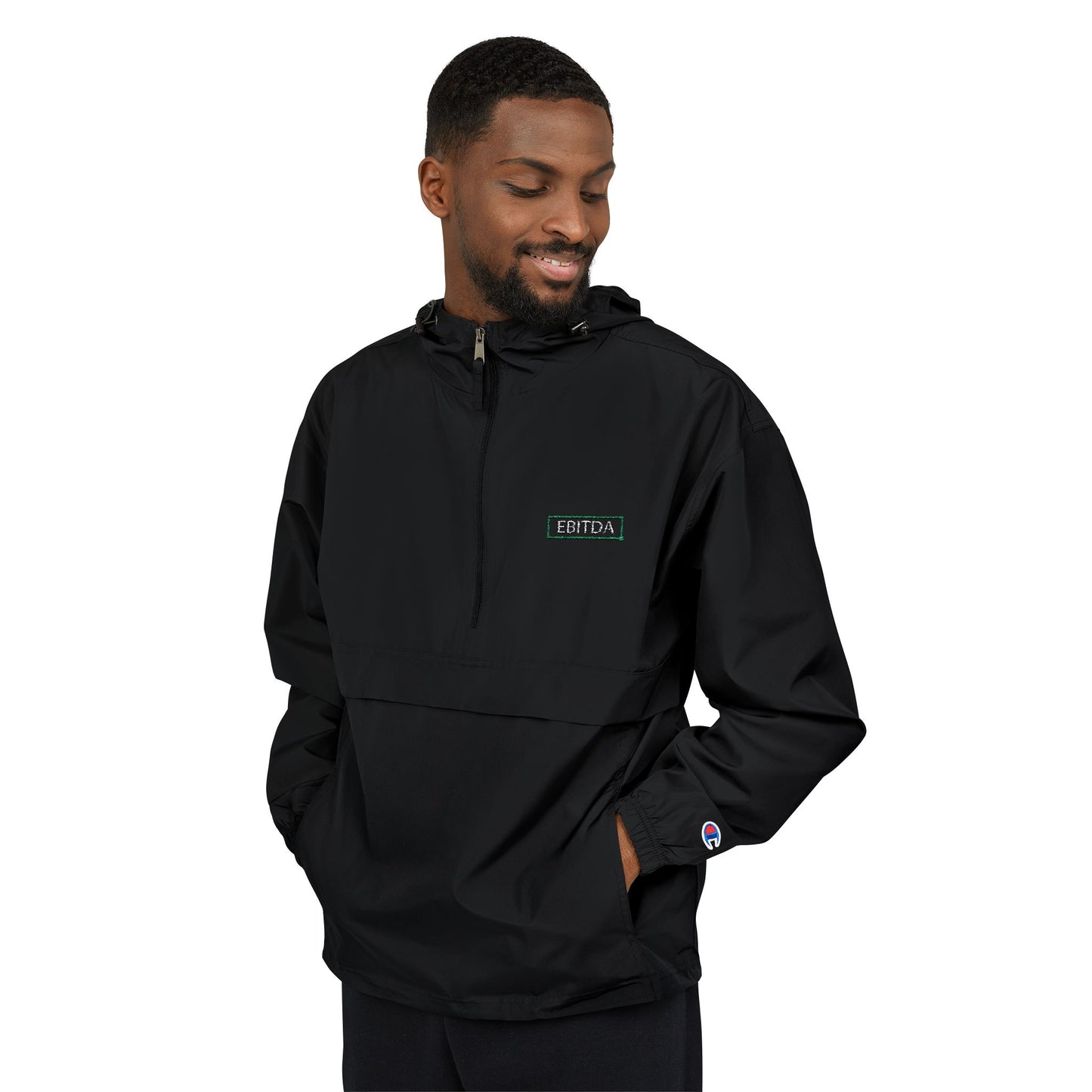 Champion Packable Anorak Jacket — Lightweight Windbreaker Hooded Pullover