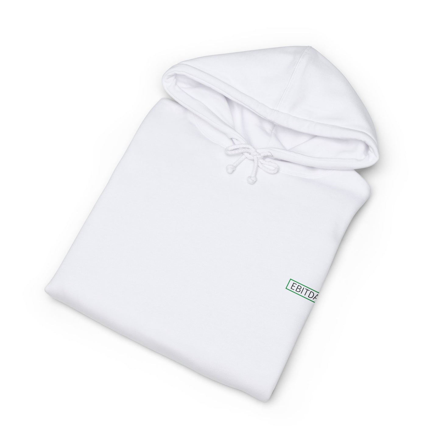 Minimal White Hoodie with Small Chest Logo — Clean Casual Streetwear